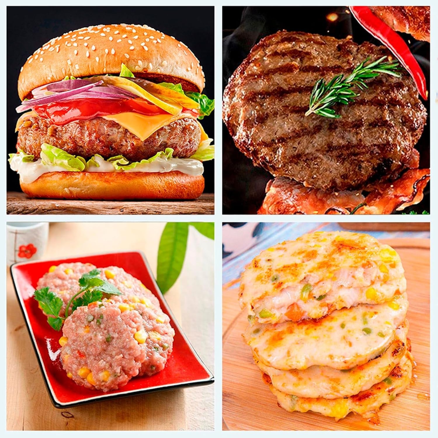 Premium Burger Patty Maker – Heavy-Duty Aluminum Press | Novambience