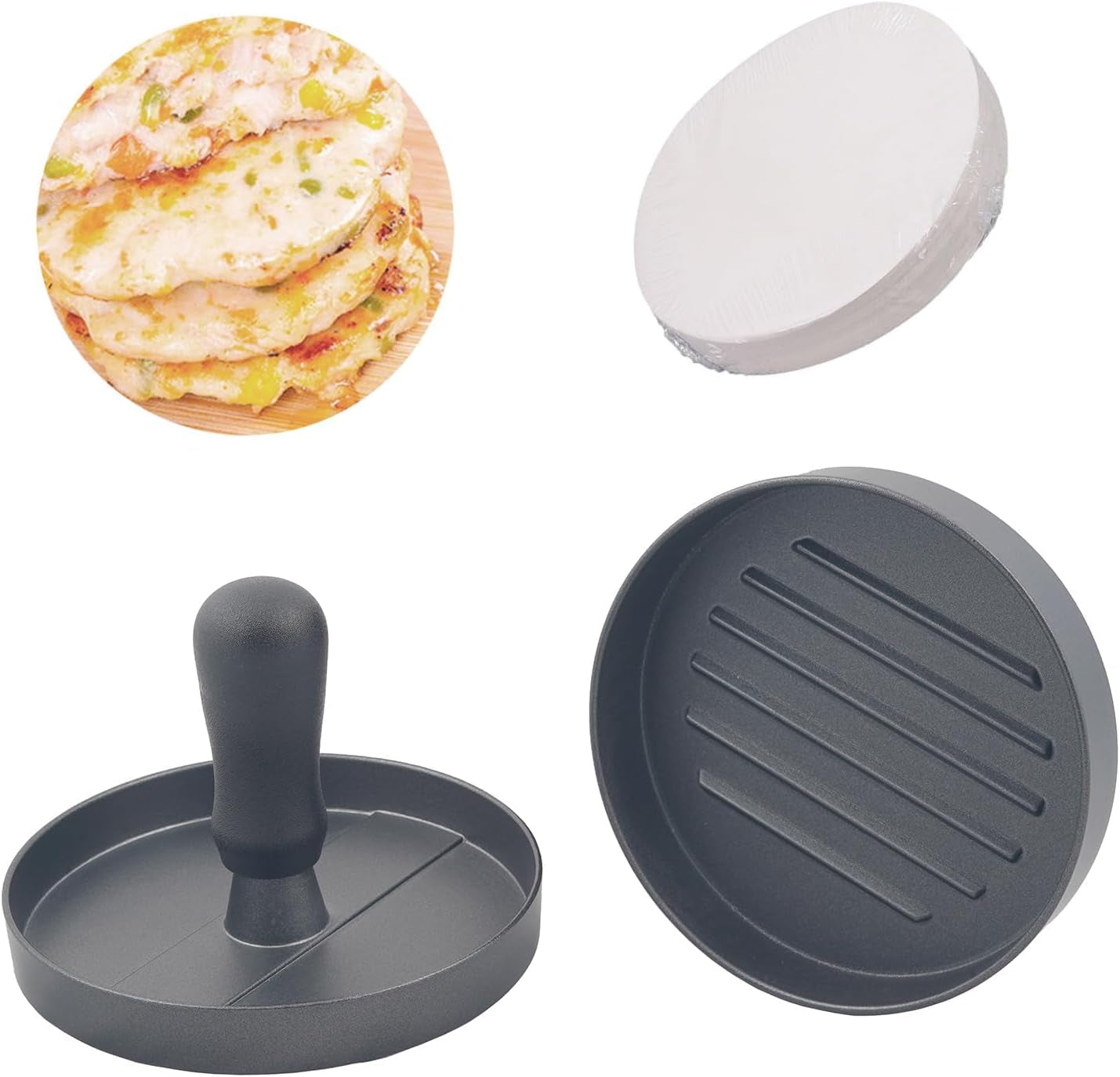 Premium Burger Patty Maker – Heavy-Duty Aluminum Press | Novambience